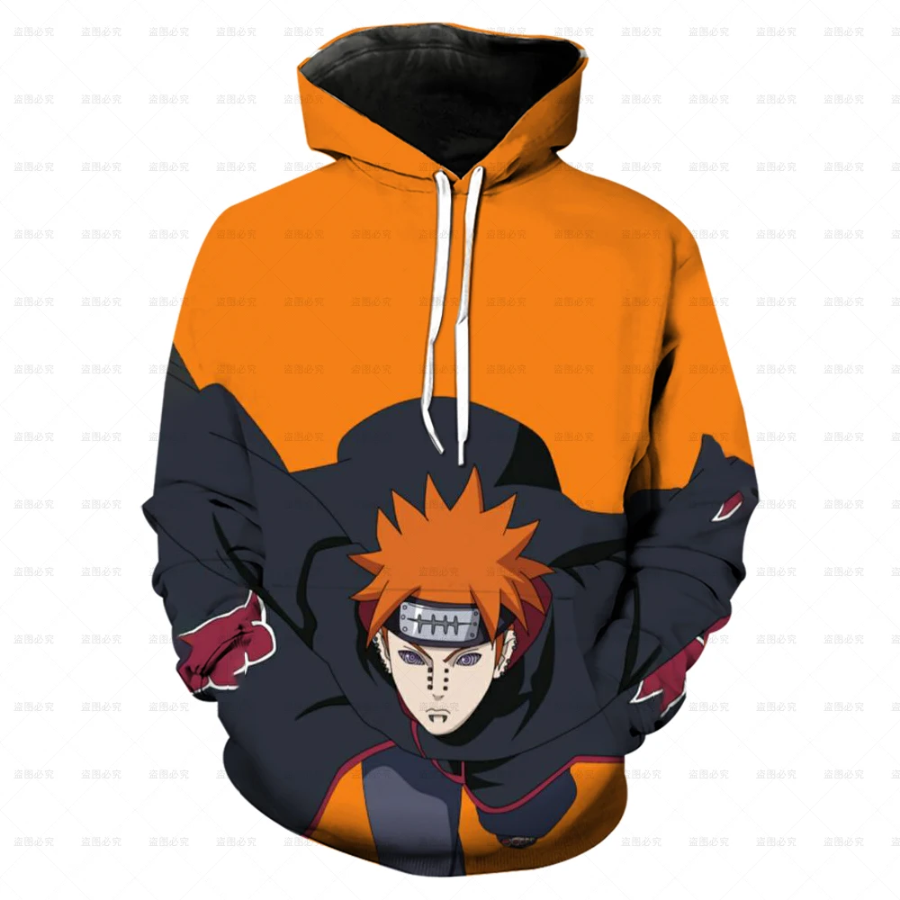 

Осень-зима 2022, детская толстовка с капюшоном Акацуки, пуловер с принтом аниме, повседневная одежда с капюшоном для взрослых, модное верхнее пальто для мальчиков и девочек