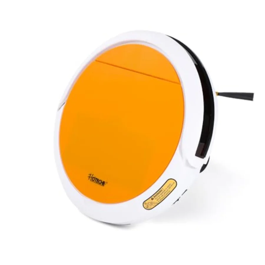 Robotic Vacuum Cleaner with 450ML Dustbin Auto Zigzag Cleaning Gyroscope Navigation 1000PA Suction Fall-Arrest and Anti-Collisi