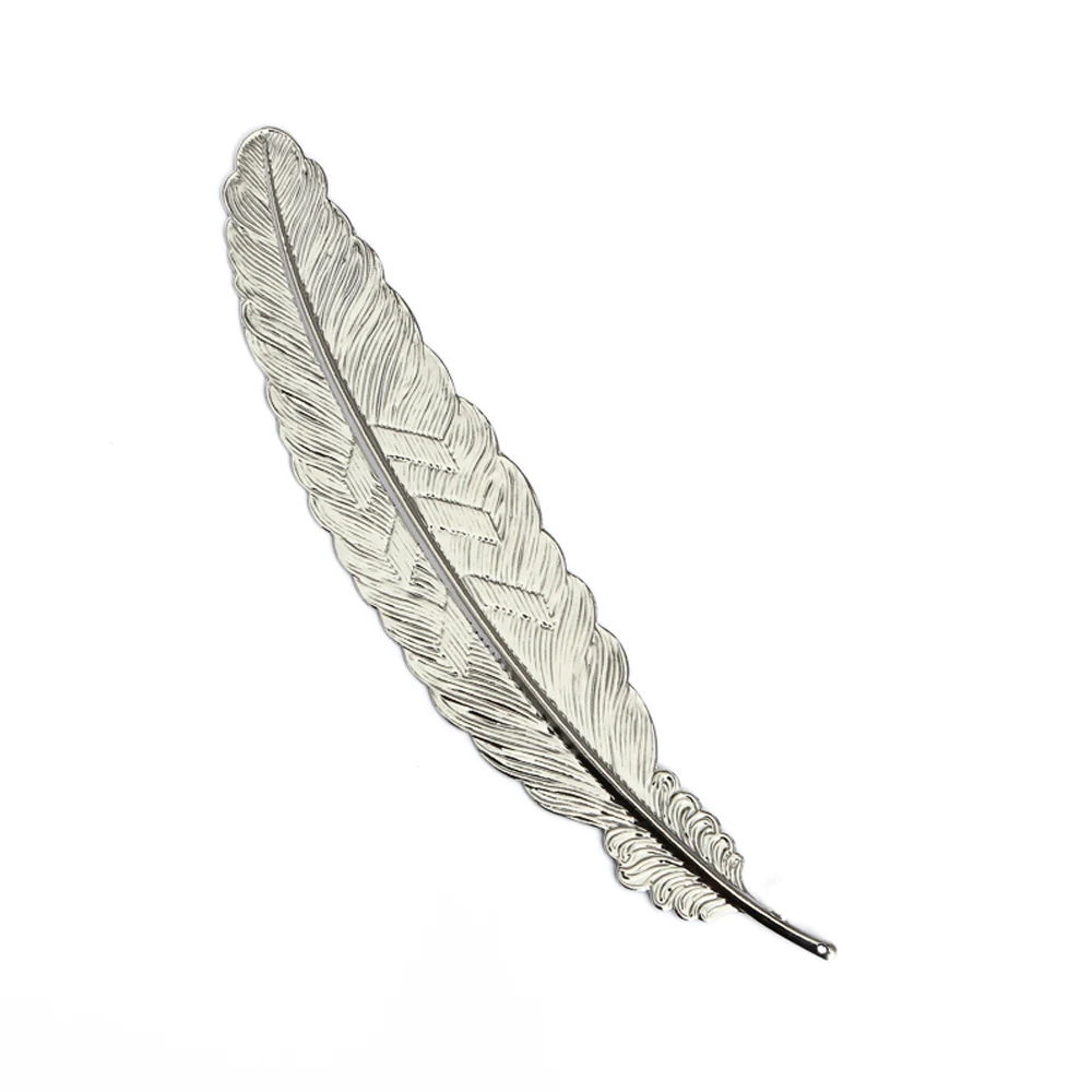 REGELIN Feather Pendant 5pcs/lot 6colors Cameo Bookmarks feather 24x110/12x43mm Cabochon Settings Jewelry Making Charms