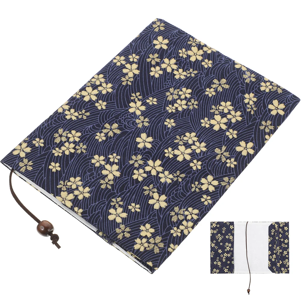 Book Cover Protective Sleeve for School Exquisite Delicate Protector Cloth Decor Ornamental Hand-made Stylish