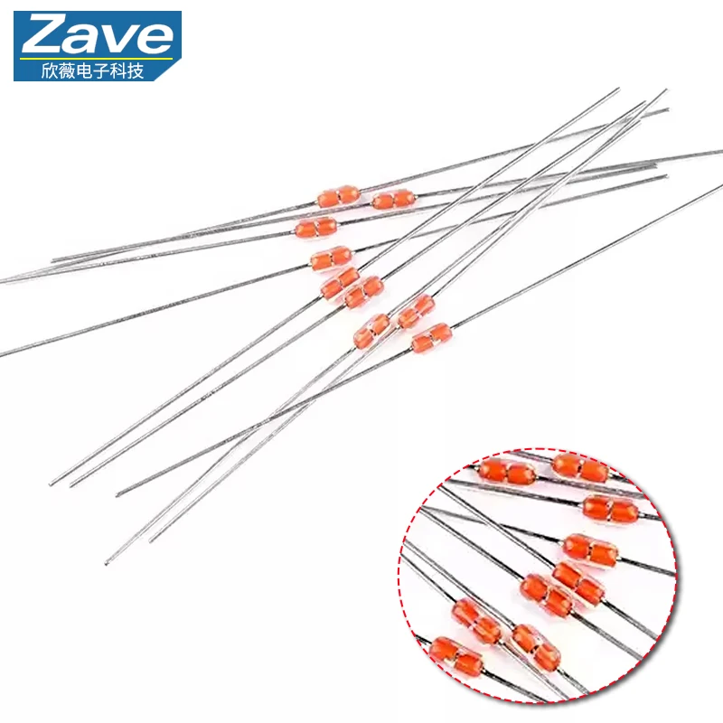 20pcs Glass sealed thermistor MF58 10K 100K 1%/5% B value: 3950 Induction cooker temperature sensor