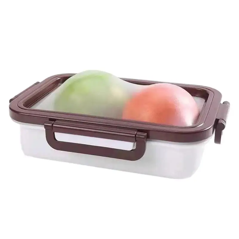 Refrigerator Organizer With Silicone Lids Food Storage Container PP Fresh-Keeping Box Fridge Strong Freshness Reusable Storage