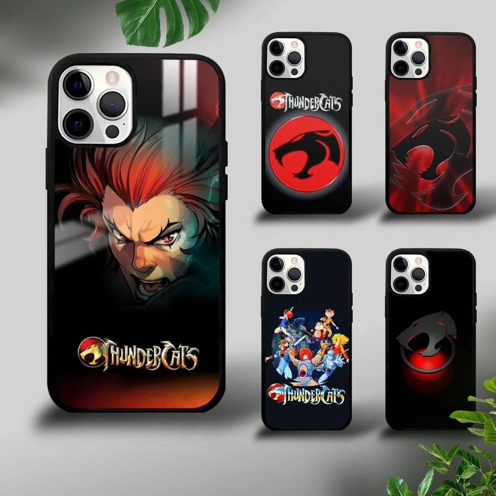 

T-ThunderCats C-cARTOON Phone Case For iPhone 16 15 14 13 12 11 Pro Xs Max Mini Plus Celulares Hard Funda