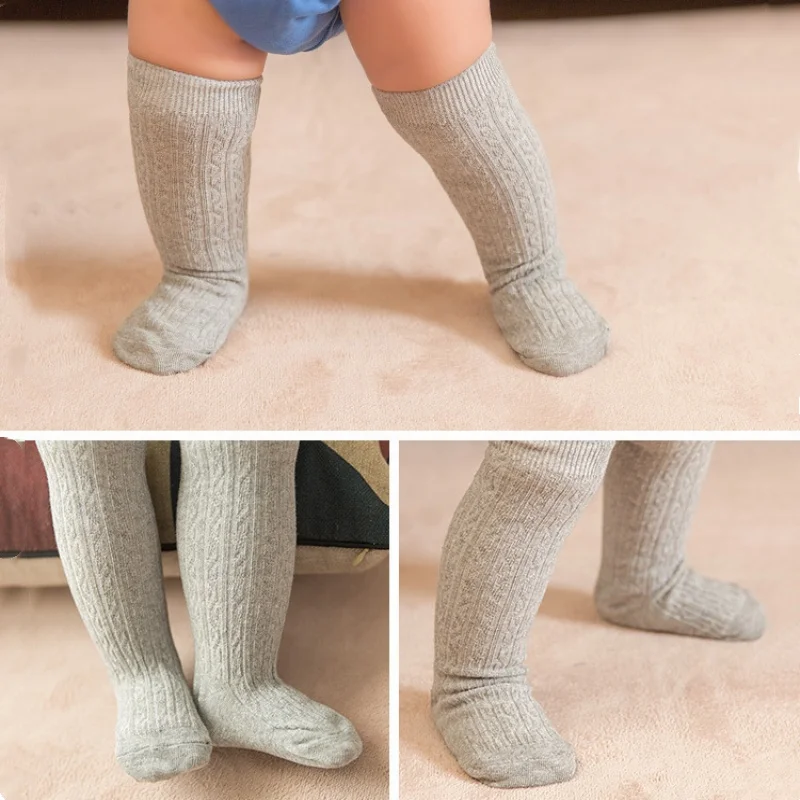 

Детские носки для девочек и мальчиков, повседневные носки до колена для малышей, весенне-осенние детские носки для улицы, для детей от 1 до 5 лет