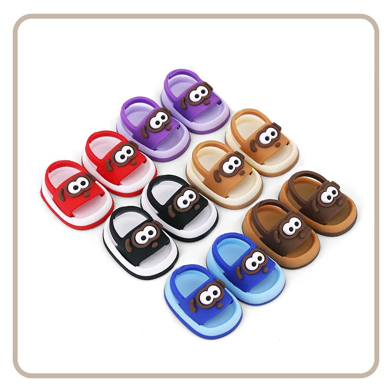 ل 15/17 سنتيمتر Labubu دمية لطيف النعال الترفيه عادية LABUBU V1 V2 V3 دمى مصمم الصنادل لتقوم بها بنفسك اللعب استبدال الأحذية اكسسوارات #6