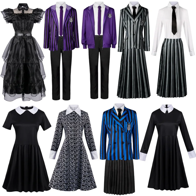 

Week Scattered Buds When Tearing A Black Dress COS Halloween Boys and Girls Full Set of School Uniforms