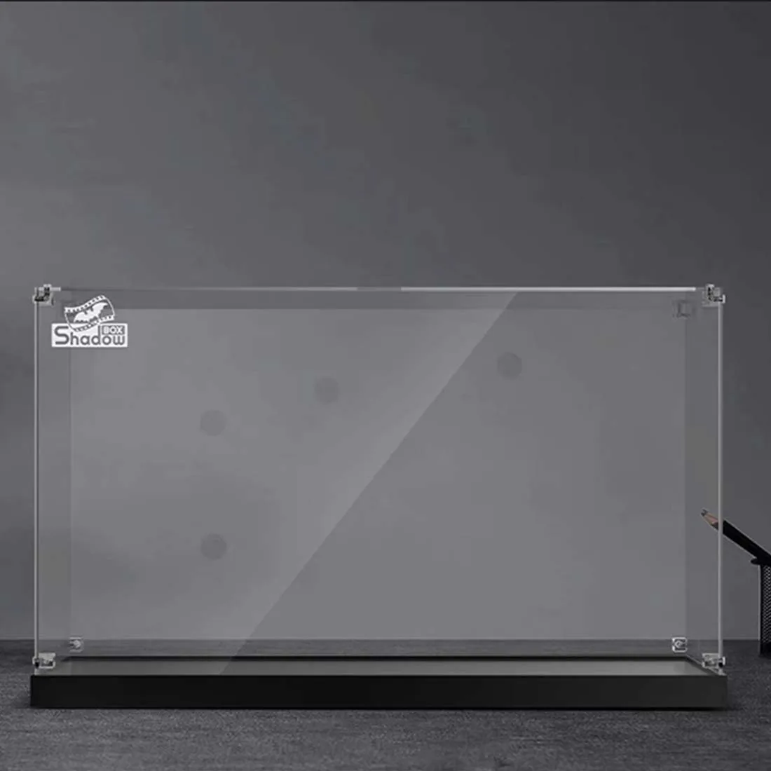 3mm Patterned Acrylic Display Case for Lego 76252 Batcave Shadow Box Dust-Proof Transparent Clear Display Box Showcase Only Box