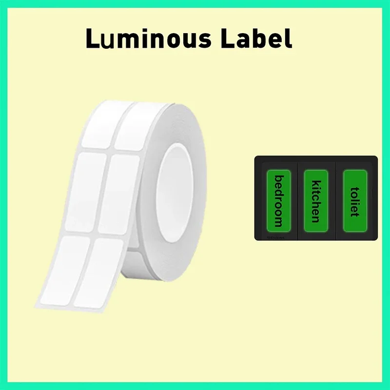 Niimbot B1/B21/B3S/B203 ملصق ملصق مضيء ملصق ذاتي اللصق يتوهج في الظلام