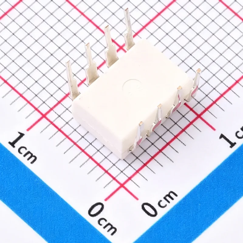 10PCS/LOT 6N137M marking 6N137 Logic Output Optoisolator 10Mbps Open Collector 2500Vrms 1 Channel 10kV/µs (Typ) CMTI 8-DIP