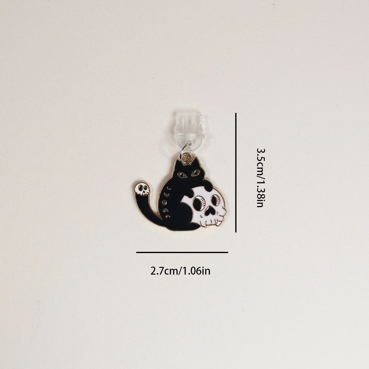 Skull Head Cat Cold Style Phone Dust Stopper ciondolo accessori per telefoni decorazione adatta per iPhone Type-C Port Dust plug