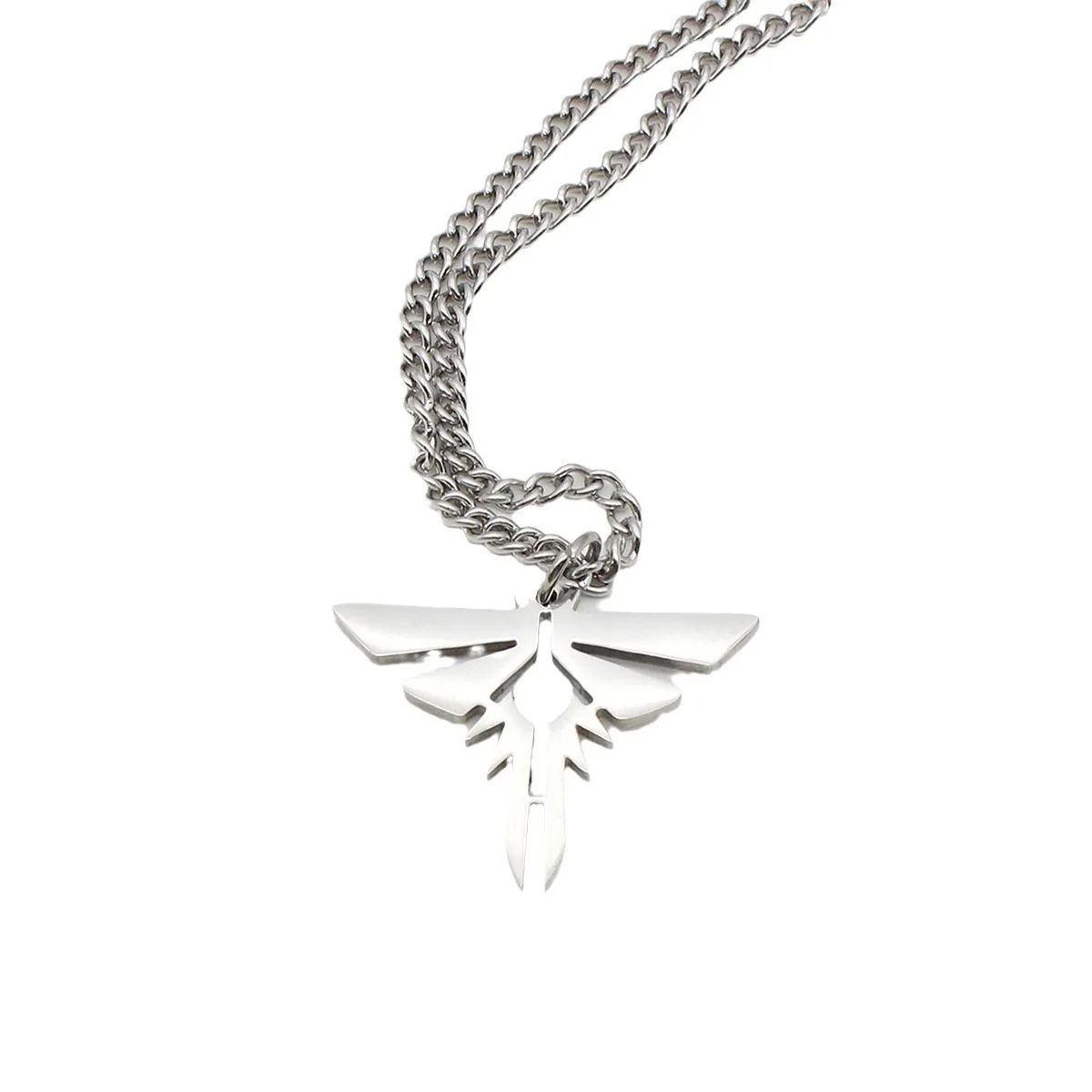 السلسلة الأخيرة منا قلادة 2025 موضة جديدة بسيطة الفولاذ المقاوم للصدأ سلسلة بدلاية لعبة الأجهزة الطرفية الاتجاه مجوهرات أفضل هدية