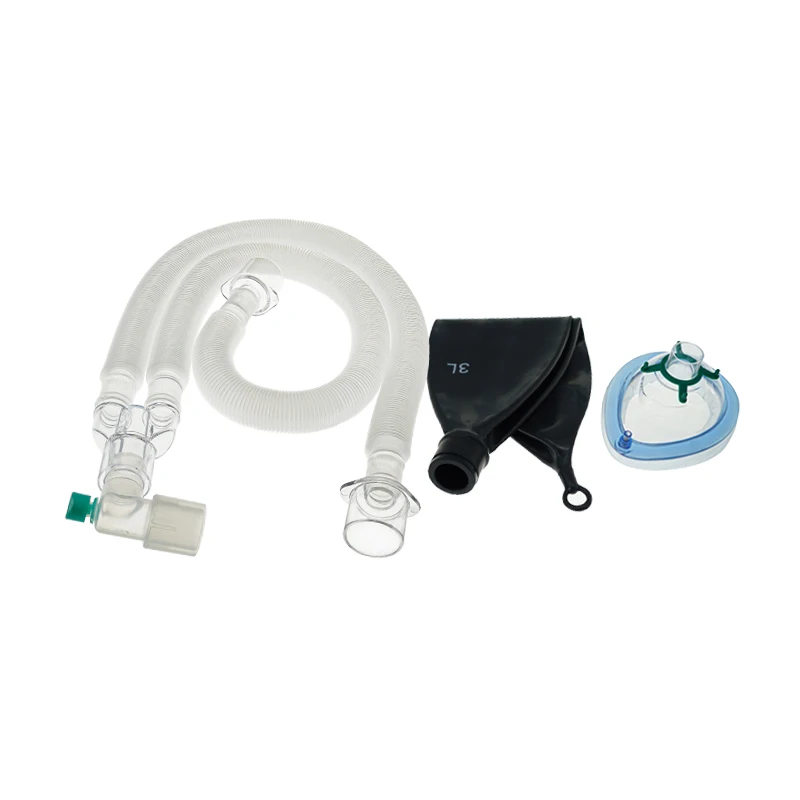 

Veterinary Anesthesia Breathing Circuit Set Breathing Circuit With PVC Anesthesia Mask And Repeatable Latex Breathing Bag