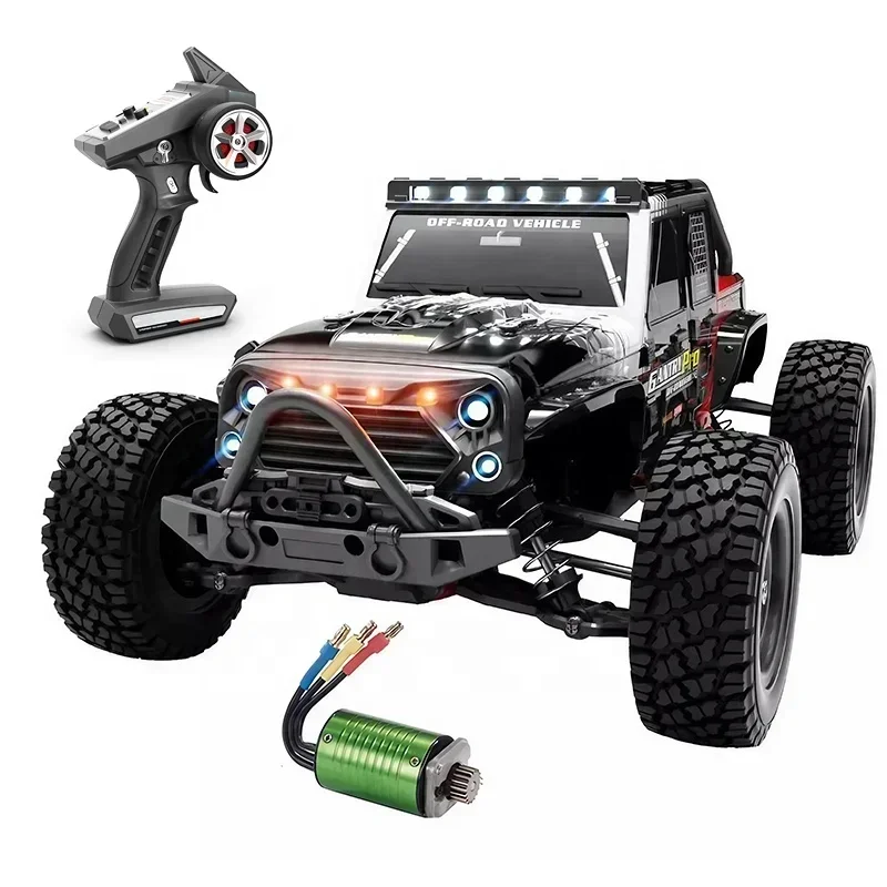 

Su Chi Yu Drift Led Lights Off Road 4WD 4X4 2.4G Proportional 70km High Speed Electric RC Crawler Brushless Toy Car For Adults