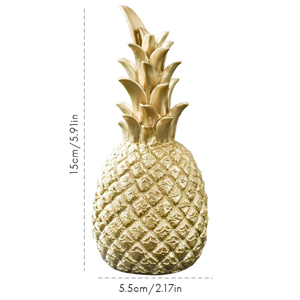 Nordic Modern Resin Pineapple Decor Living Room Wine Cabinet Window Desktop Home Decoration