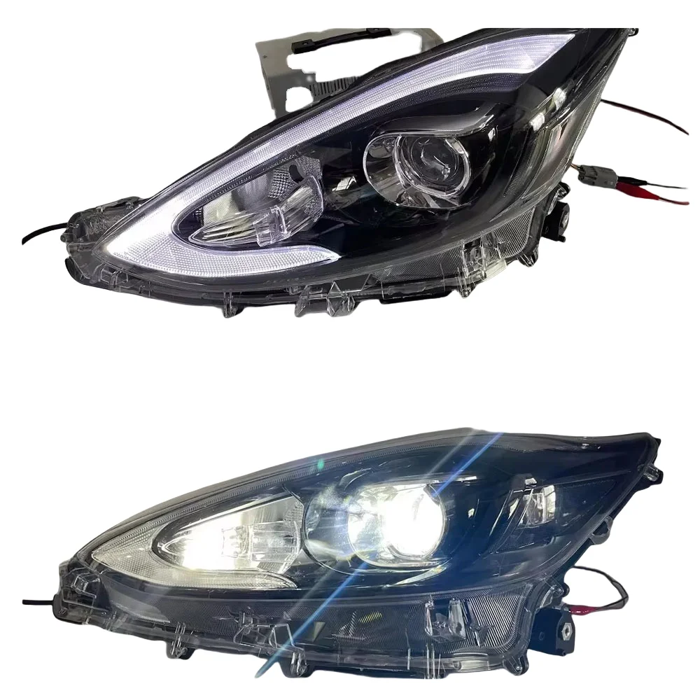 

Suitable for Toyota Aqua 2017-2021 NHP10 1NZFXE modified front headlight black LED pair