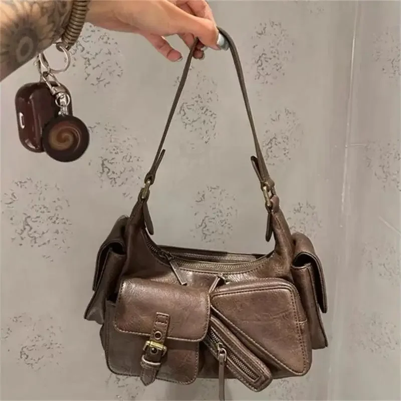Shoulder Bag Leather Handbags Evening Clutch Purse Pu Leather Slings Purse Handbag Trendy Underarm bag for Womens Girls сумка 가방