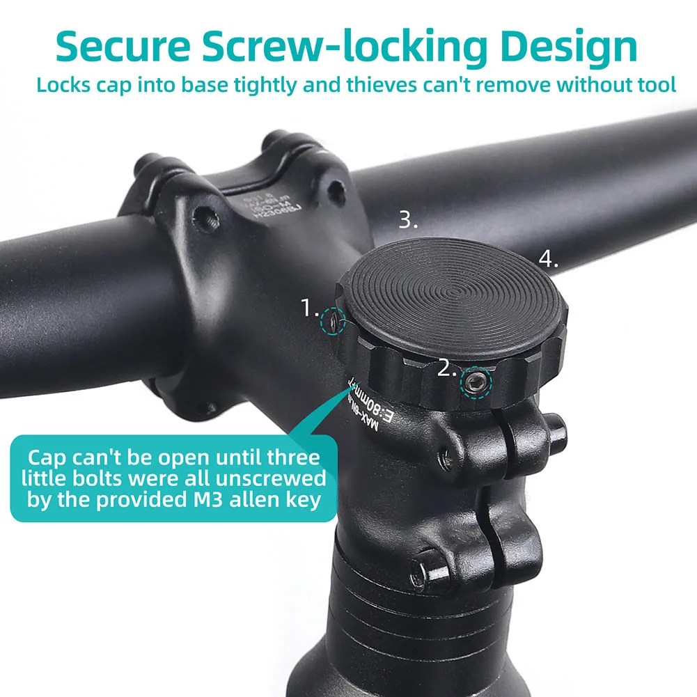 دراجة سماعة الغطاء العلوي مقاوم للماء دراجة سماعة غطاء واقية سبائك الألومنيوم الدراجات سماعة غطاء تغليف ل Airtag #4