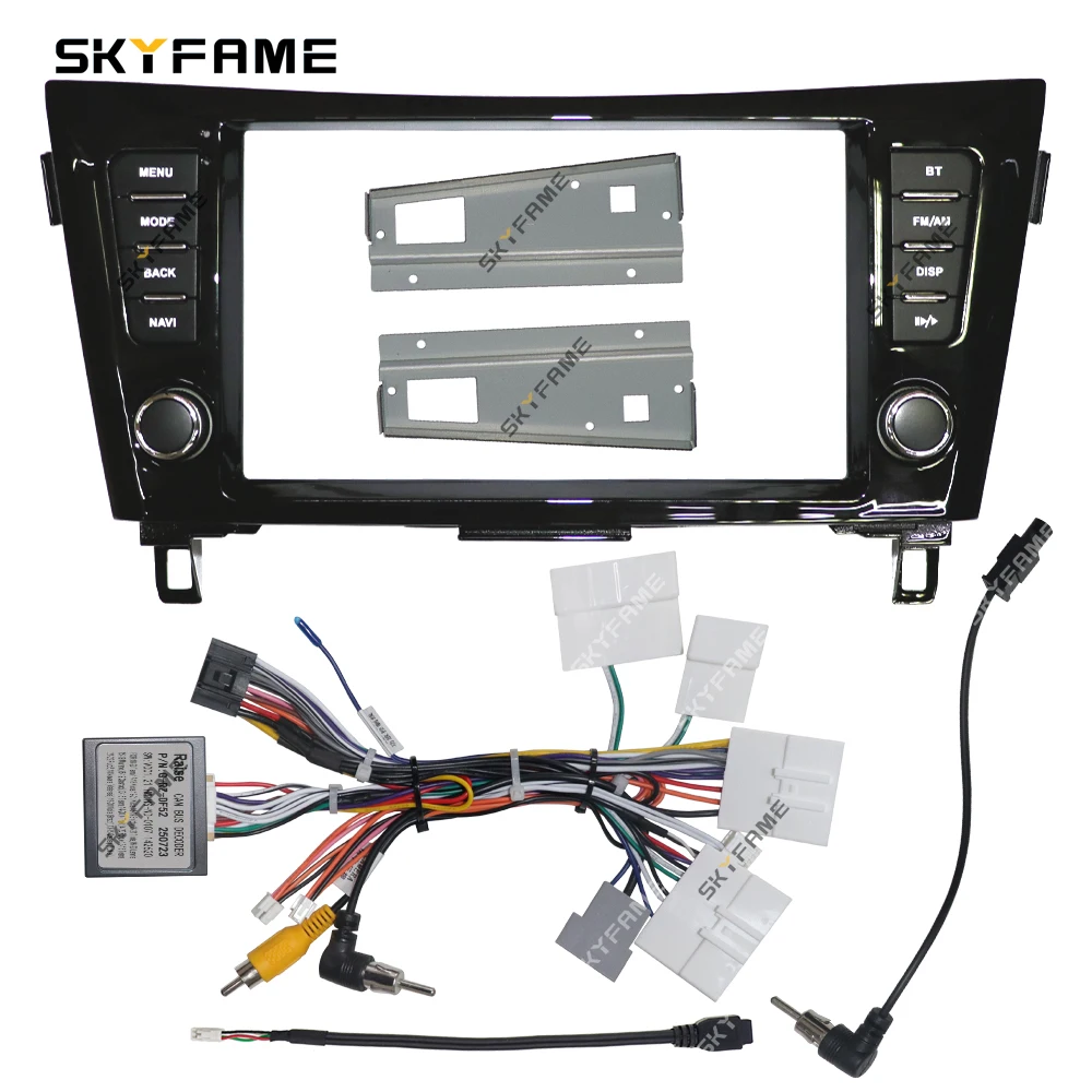 

SKYFAME Car Frame Fascia Adapter Canbus Box Android Radio Dash Fitting Panel Kit For Nissan X-trail Qashqai 3 Rogue Xtrail
