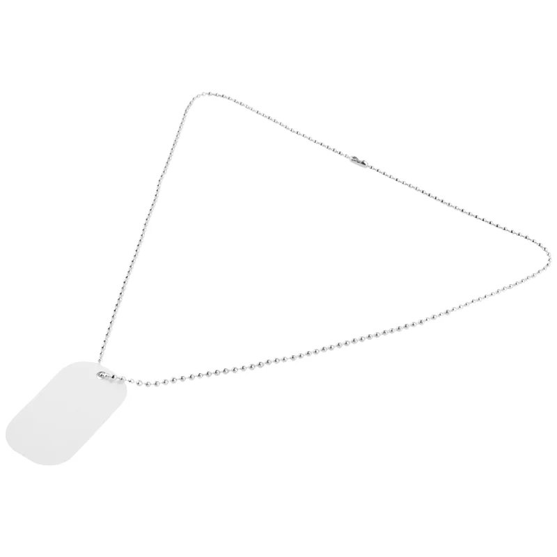 

Аутентичные 45 шт., пустая сублимационная бирка для собак, алюминиевая белая бирка для сублимации, подвески, двухсторонняя пустая металлическая бирка для штамповки