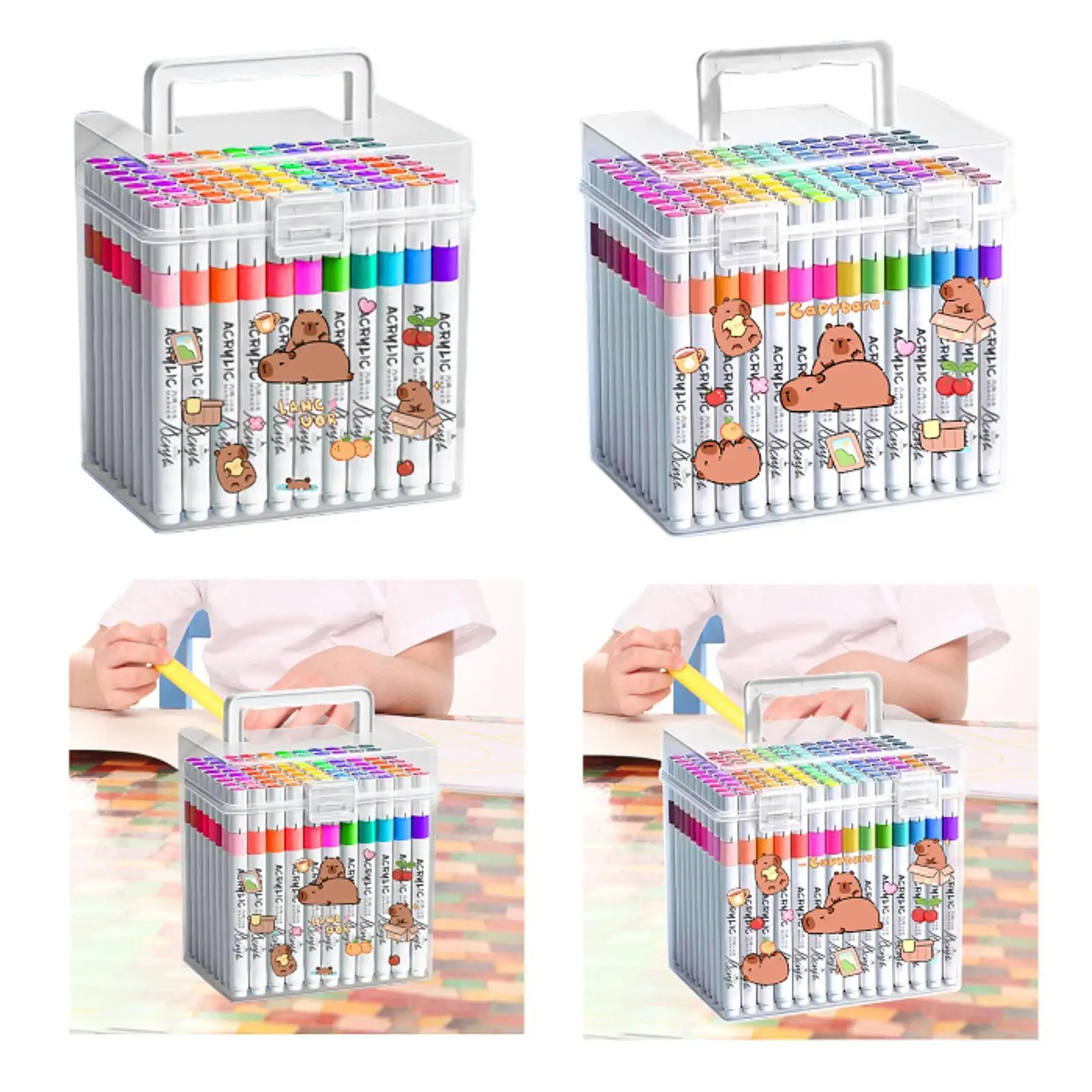 Маркеры для акриловой краски Быстросохнущие ручки для акриловой краски для дерева, металла, холста