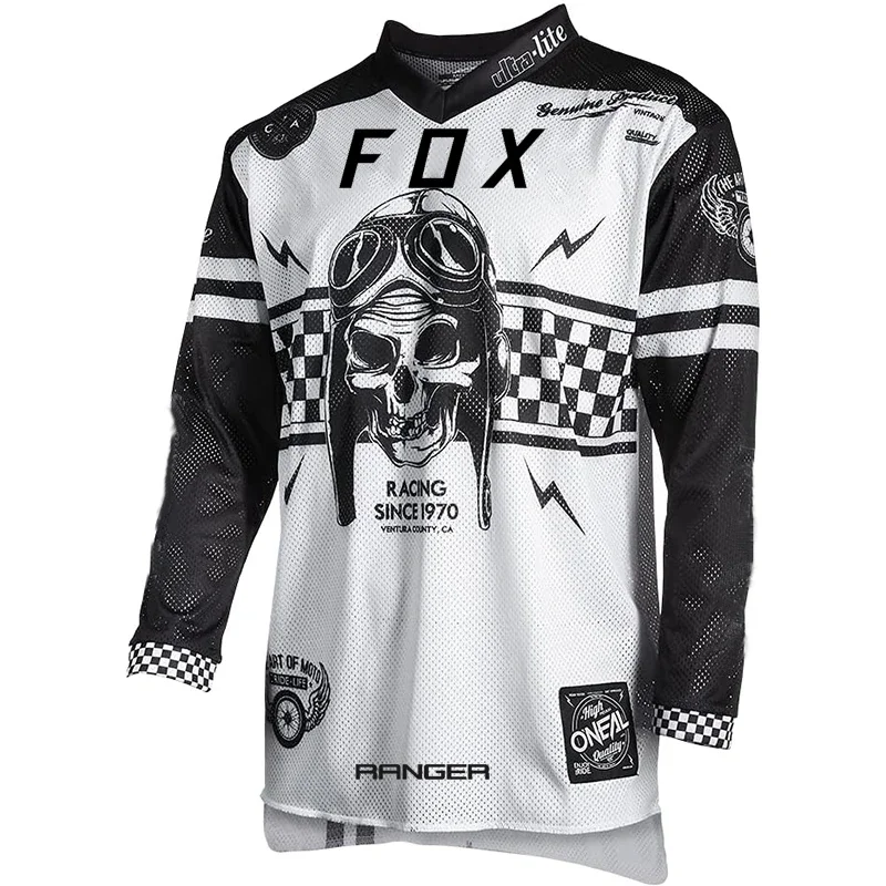 motorcycle mountain bike team downhill jersey MTB Offroad DH MX bicycle locomotive shirt cross country mountain bike