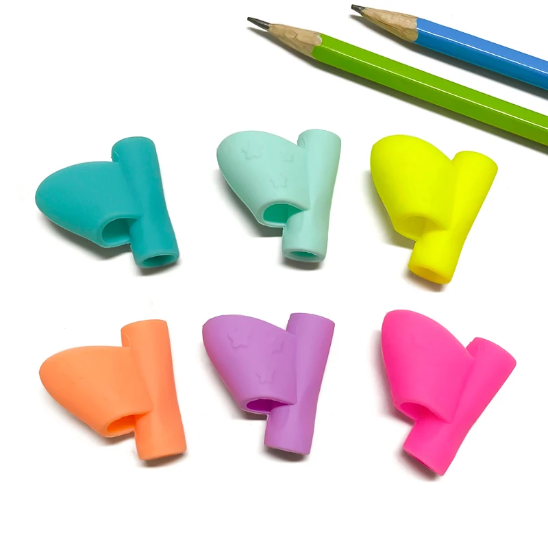 6pcs Writing Corrector Pencil Grip for Learning Holding Device Correcting Pen Holder for Writing Posture Correction - view 4