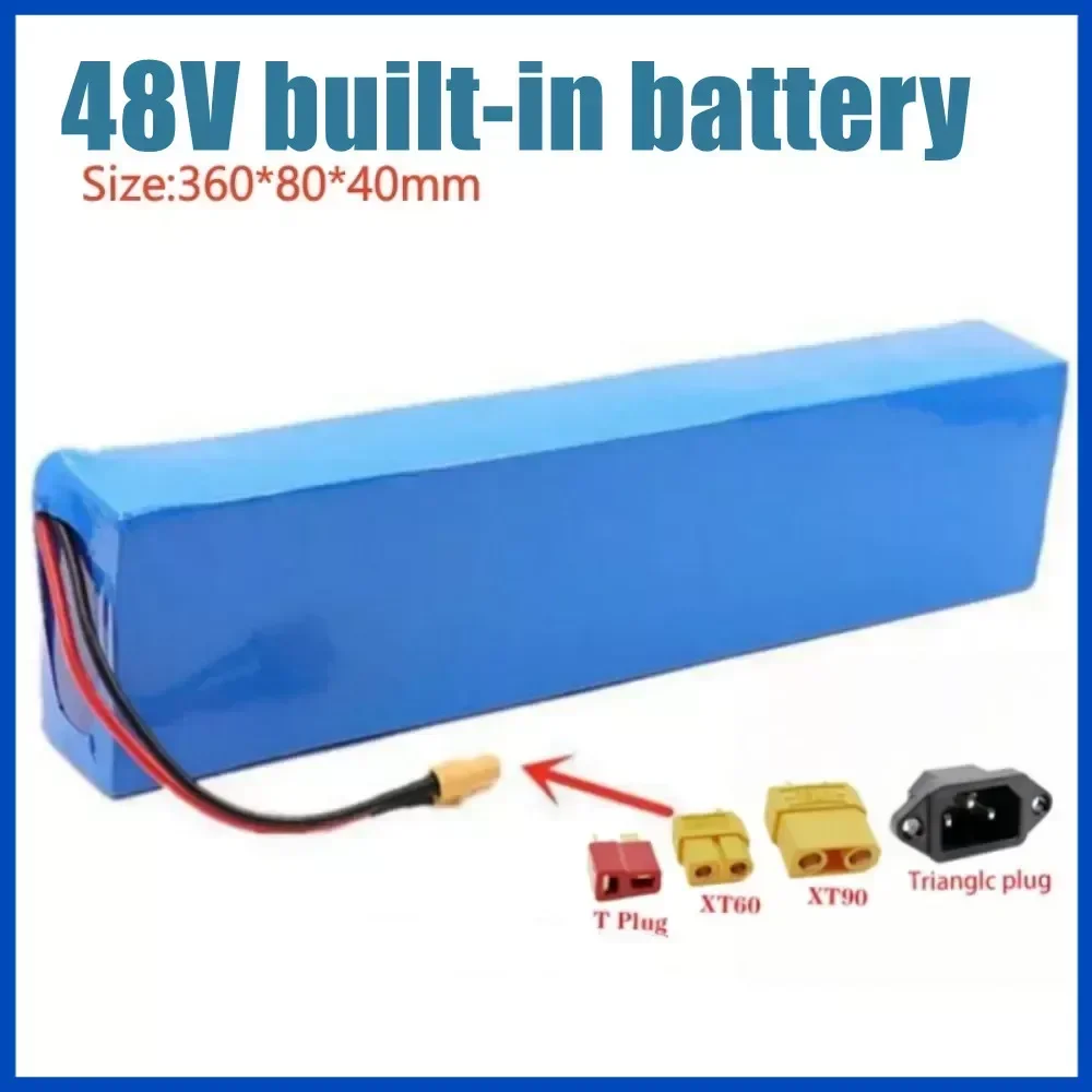 48V 13S3P 20Ah built-in battery pack, suitable for 350W 500W electric skateboard, motorcycle commuting tool battery,+20A BMS