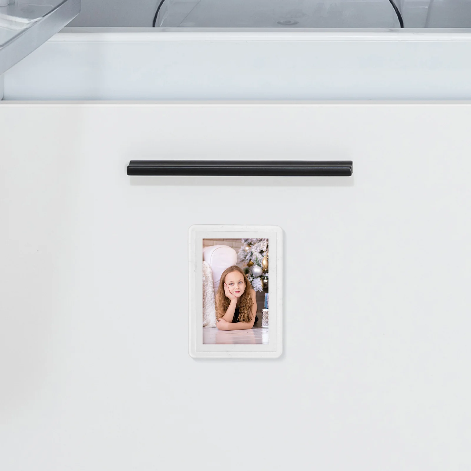 10 Pcs Magnets Refrigerator Photo Frame Wallet Size Picture Frames for Blank Acrylic Fridge Magnetic Transparent