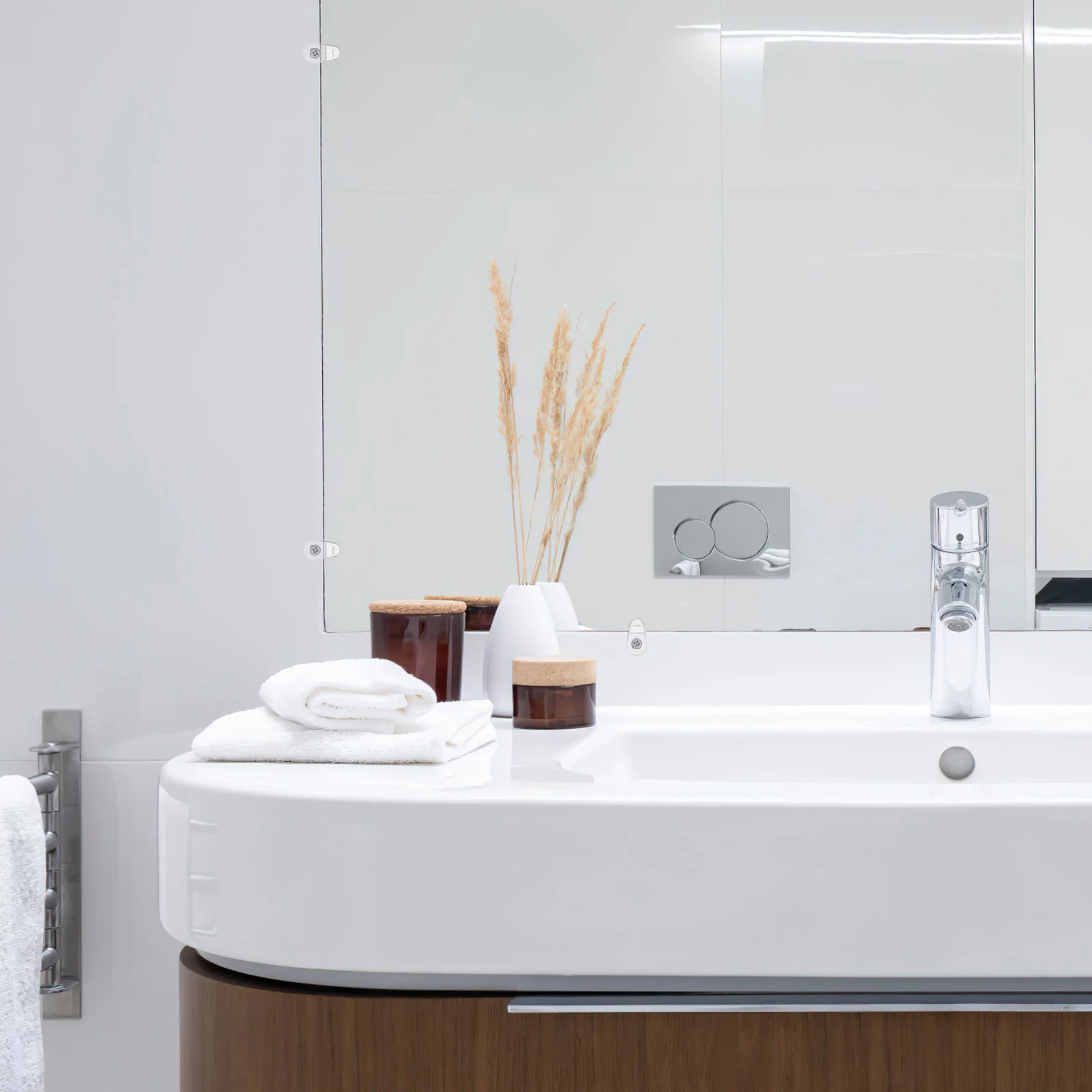 20 قطعة من ملحقات خزانة الملابس الزجاجية، مشابك حامل بلاستيكية شفافة لتثبيت المرآة، أجهزة باب خزانة الحائط مع مسامير #3