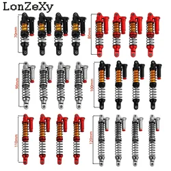 4pcs Metal Alloy Shock Absorber Oil Damper 70 80 90 100 110 120mm for 1/10 RC Crawler Axial SCX10 Tamiya CC01 D90 TRX4 HPI
