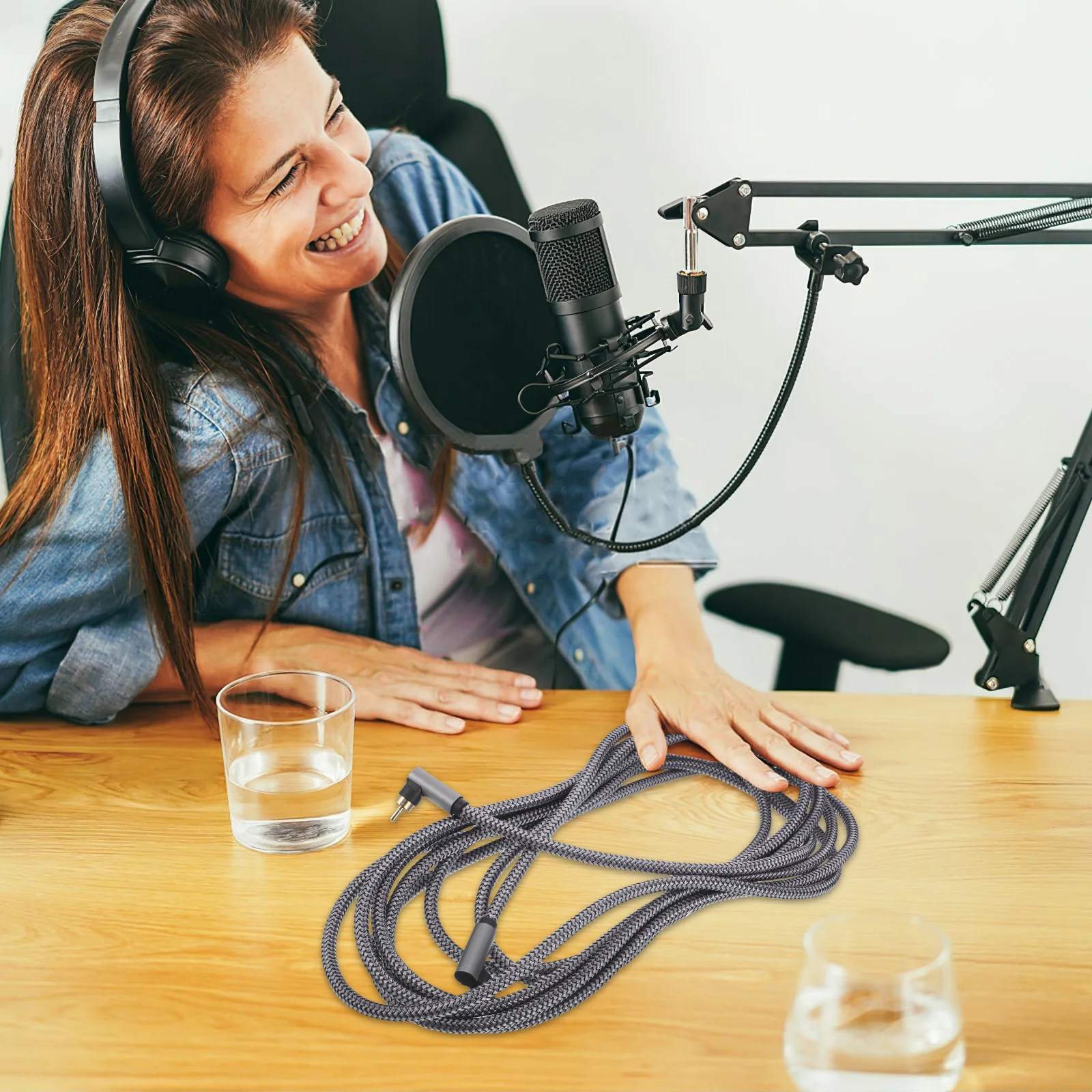 

5M Digital Coaxial Audio Cable Dual Shielded Cord Hifi Sound For Amplifiers Subwoofer Systems Gold Plated