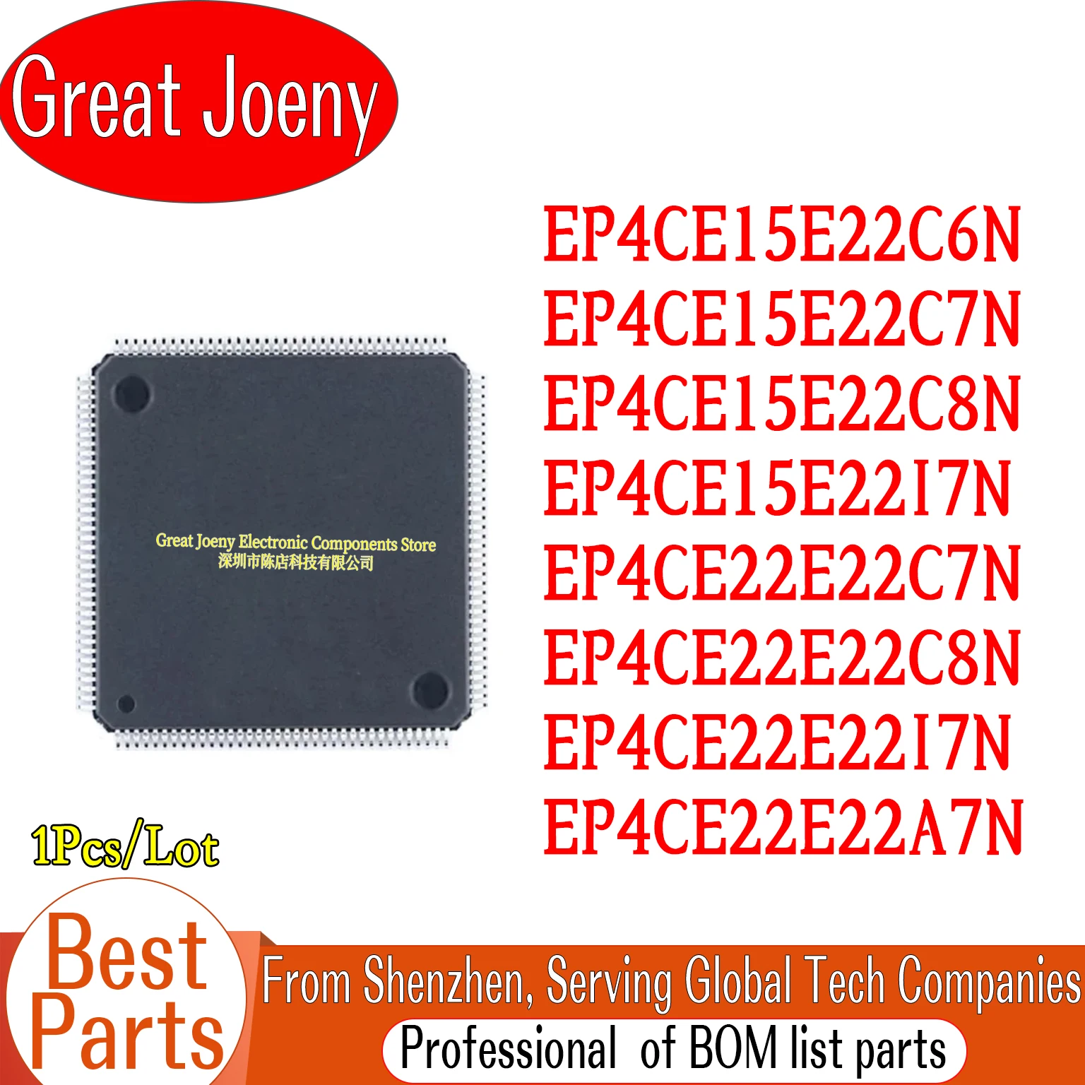 100% New EP4CE15E22C6N EP4CE15E22C7N EP4CE15E22C8N EP4CE15E22I7N EP4CE22E22C7N EP4CE22E22C8N EP4CE22E22I7N EP4CE22E22A7N