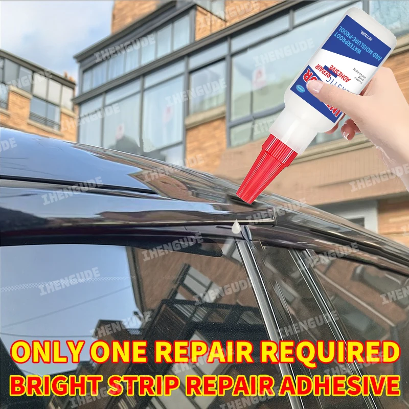 High-Temperature Resistant Car Dashboard Repair Glue - Plastic Crack and Peeling Repair Agent, Suitable for Dashboards, Center Consoles, Door Trim Strips - Easy-To-Apply Liquid Glue for Car Interiors