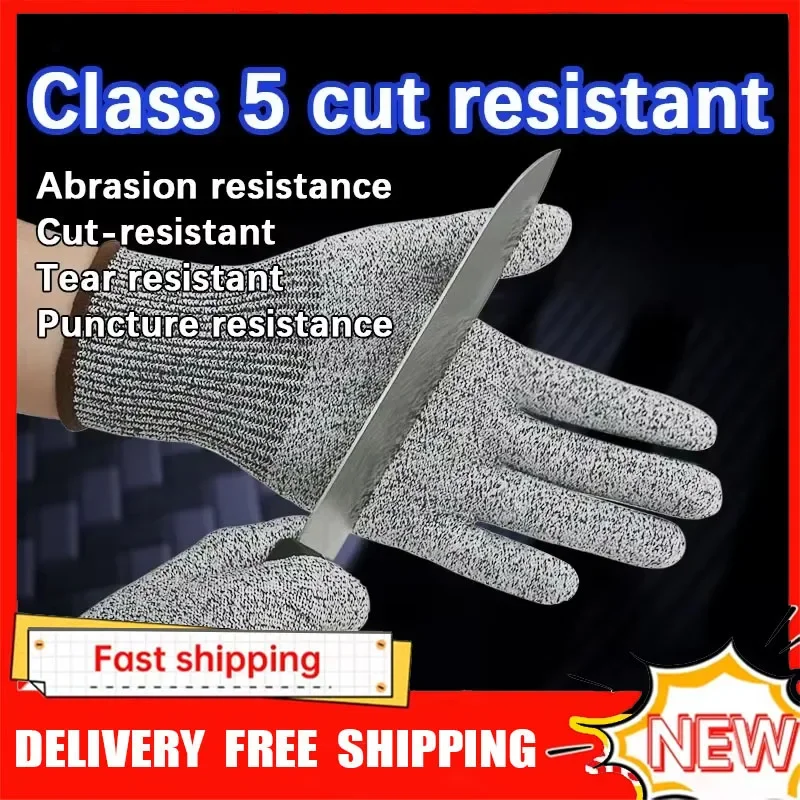 

NEW High-strength Multi-Purpose Anti-cut Anti-scratch Safety Gloves for Industry, Kitchen, Gardening and Glass Cutting