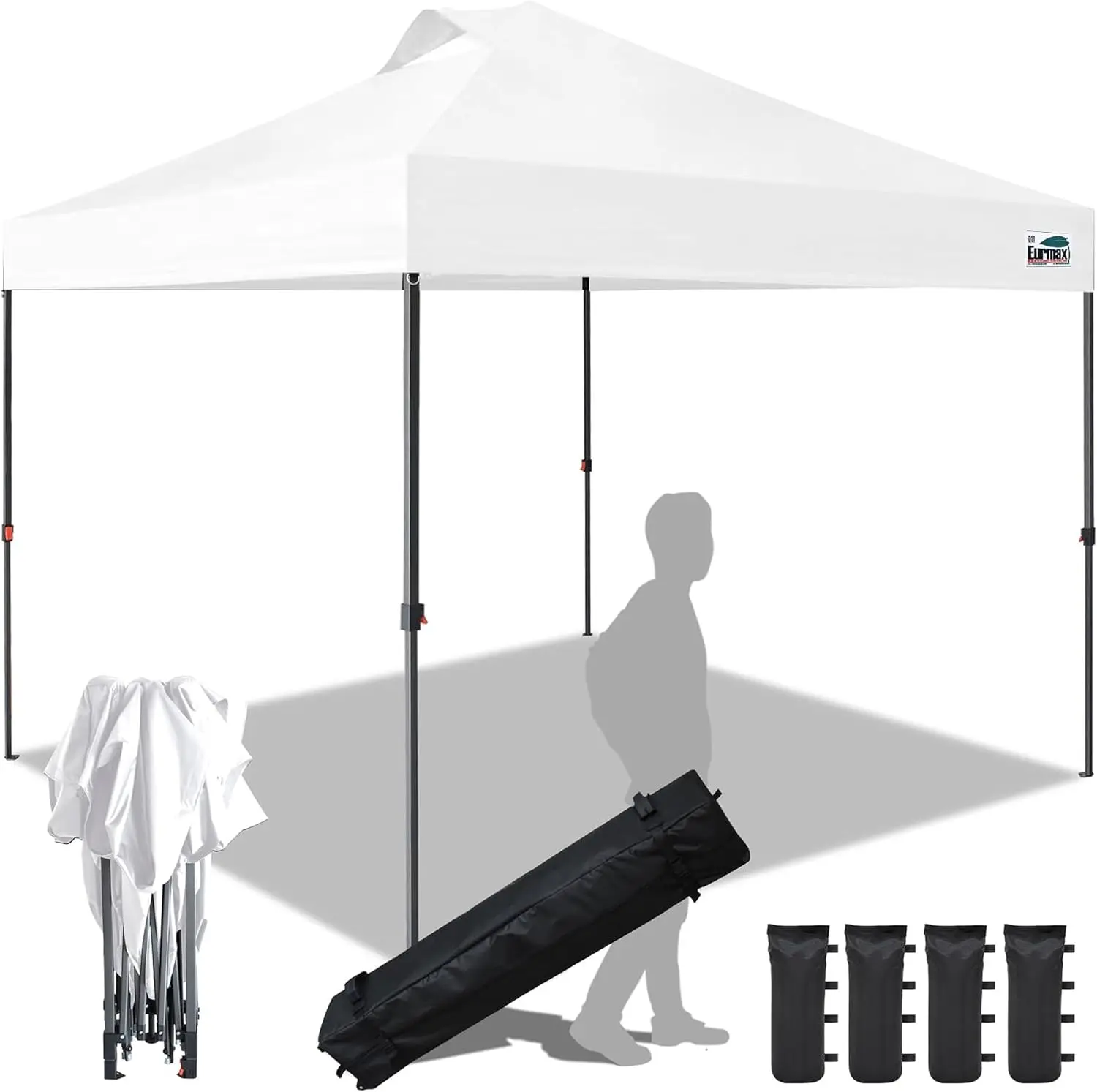 

USA NOMATTER 10x10ft Pop Up Canopy Tent，Portable Shelter Canopy for Outdoor Events，Instant Canopies