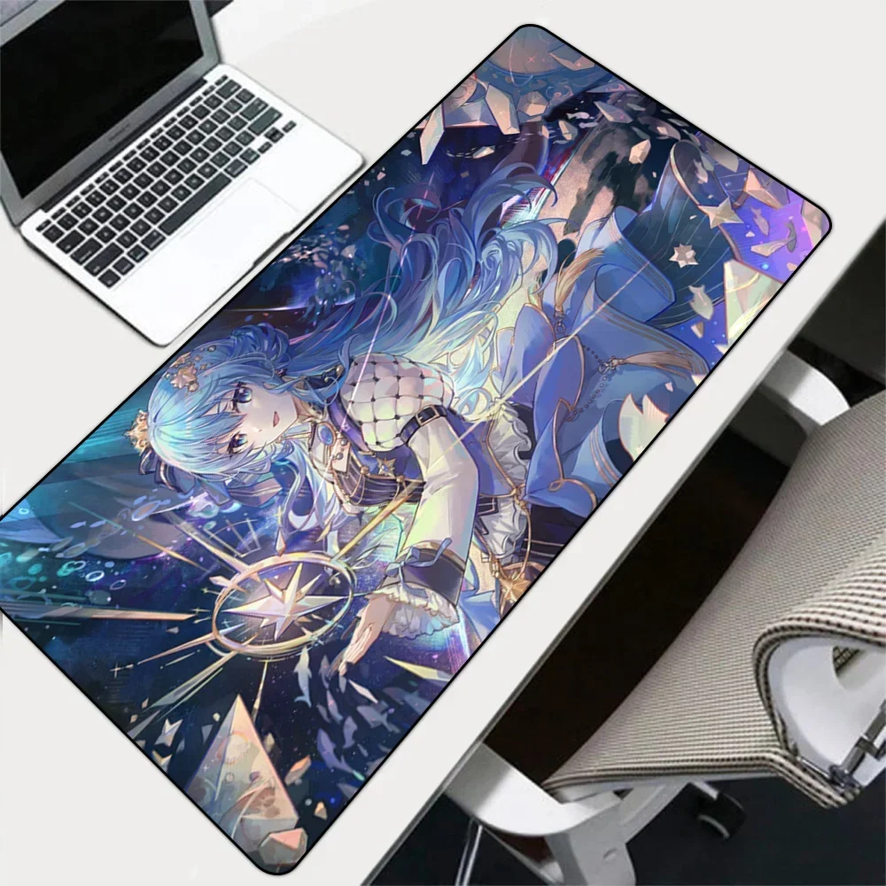 Anime Mouse Pad Hoshimachi Suisei Computer Notebook Mous Mat Non-slip office Keyboard Desk Pad Hololive Gaming Setup Accessories