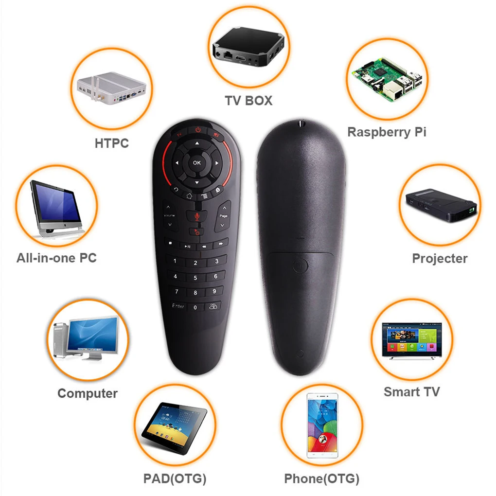 Remote Control Gyroscope Remotes Microphone Gyro Sensing Remote for