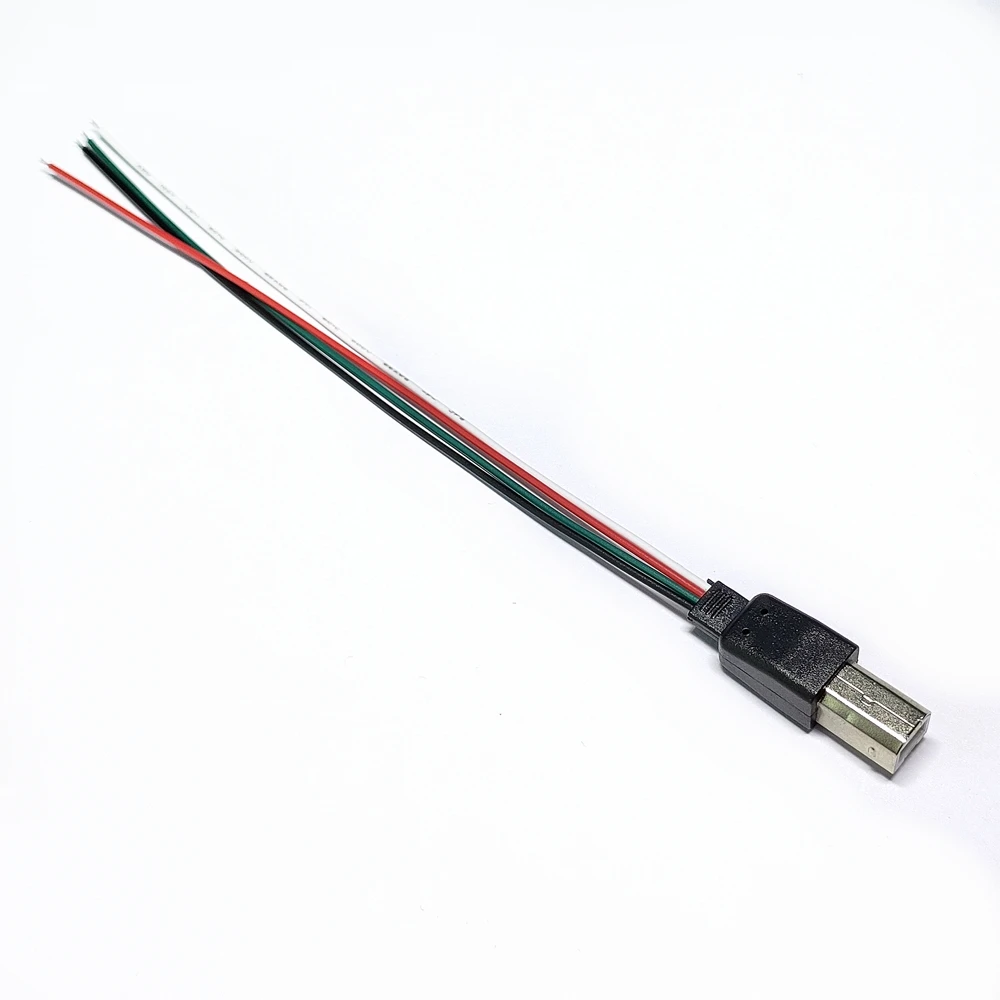 15CM Printer data cable DIY processing welding connection cable USB printing cable suitable for HP/Brother/Epson, etc