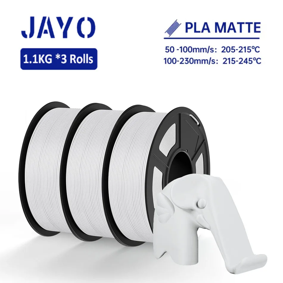 JAYO PETG/PLA/PLA Plus/PETGCF/PLA Matt/PLA Metallisch/PETG Matt 3D-Drucker Filament 3 Rollen/Set 1,75MM 3D-Druckmaterialien