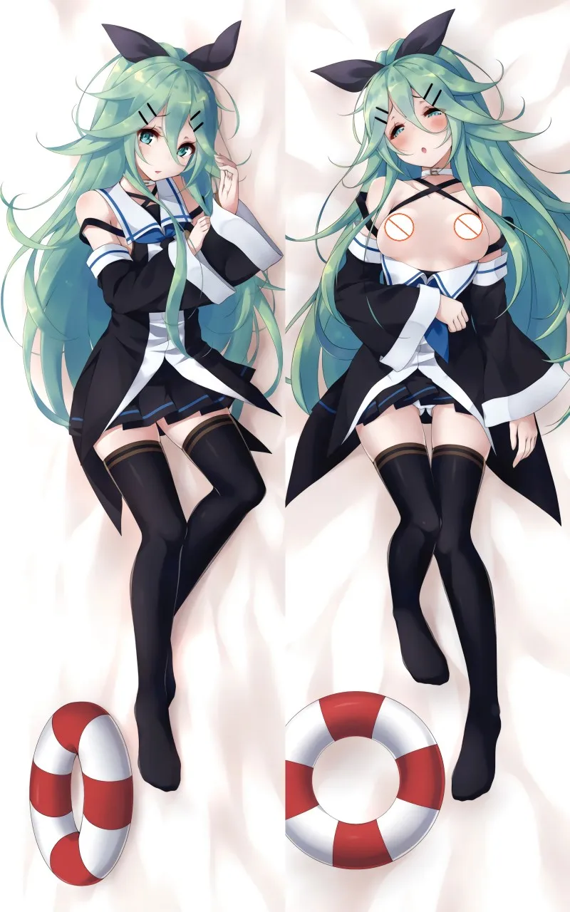 

Аниме подушка Dakimakura, чехол Yamakaze (kanклей), Двусторонняя Подушка для тела с принтом в натуральную величину, чехол, подарки на заказ
