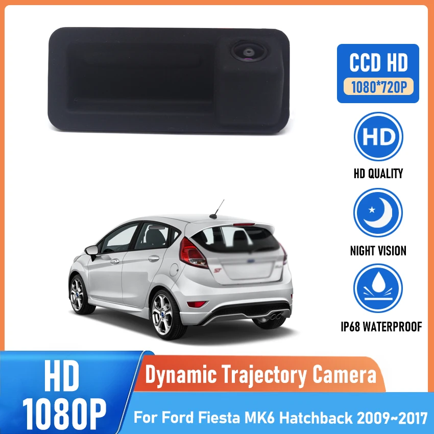 

Car Rear View Camera HD CCD Night Vision High quality Camera For Ford Mondeo Fiesta S-Max Focus 2C 3C Dynamic trajectory