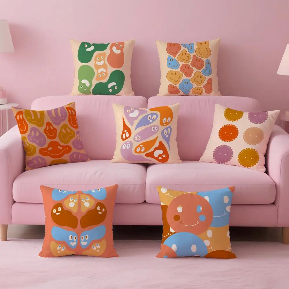 Minimal Modern Simple Creative Abstract Art Cushion Cover Pillow Case Soft Skin Friendly Fabric & Concealed Zipper