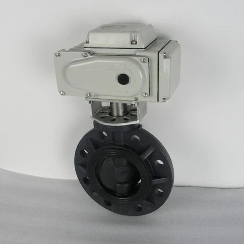 

UPVC Wafer Dn150 Dc12v Motorised butterfly Valves