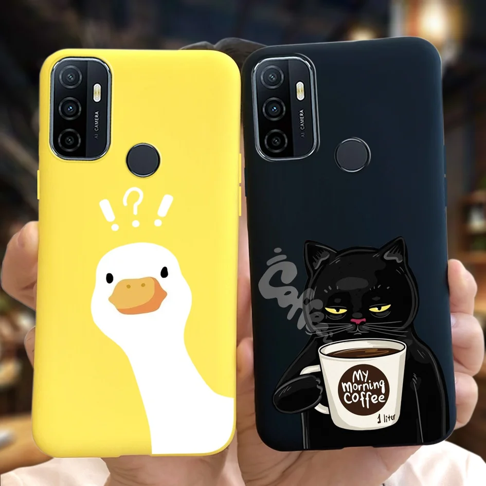 For Oppo A53 2020 Case Luxury Pattern Soft Silicone Cover Phone Case For OPPO A53S A32 2020 CPH2139 CPH2135 Coque OPPOA53S Funda