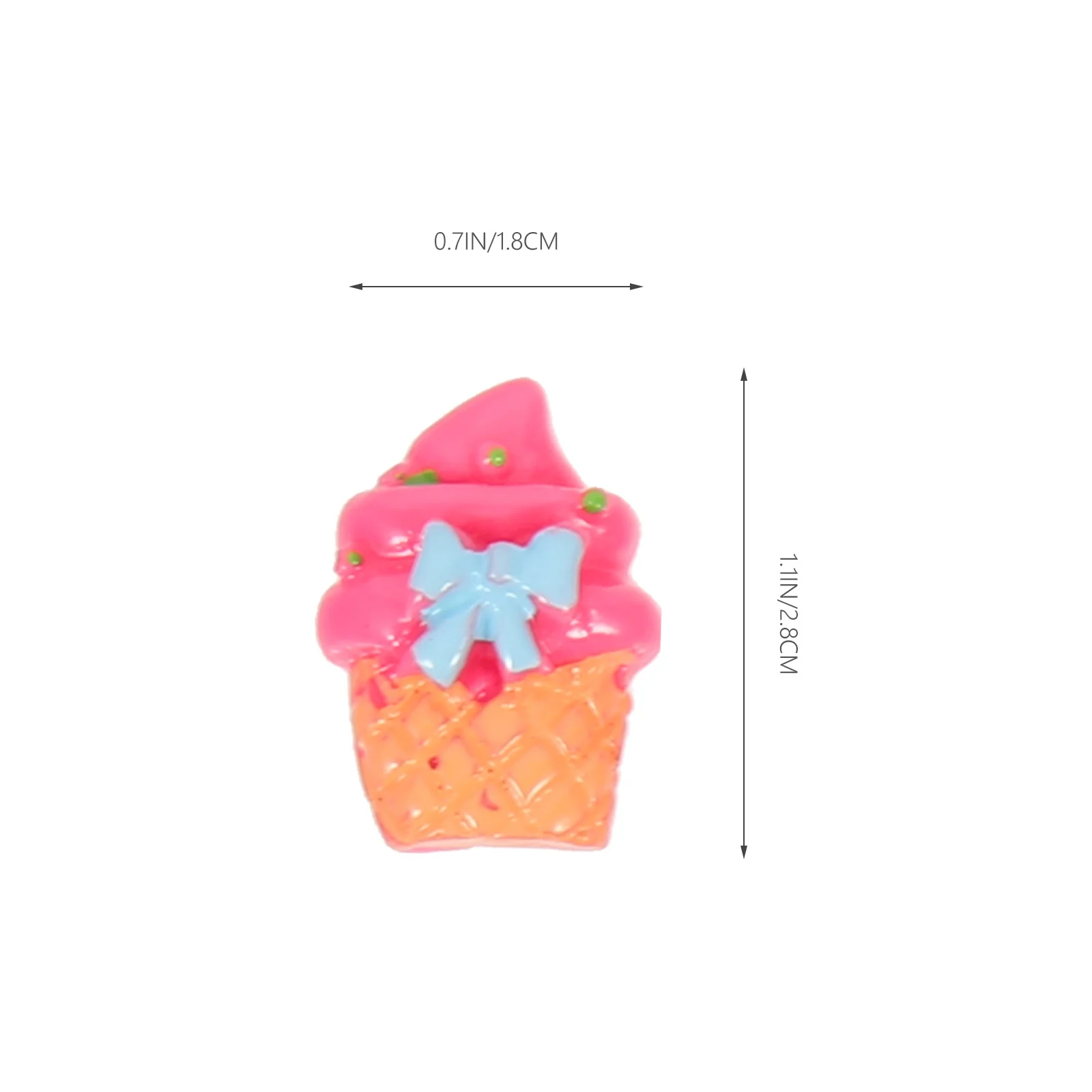 30pcs Simulation Food Adornment Mini Diy Phone Case Charm Decor Resin Craft For Kawaii Nail Charms Micro Landscape Ornament