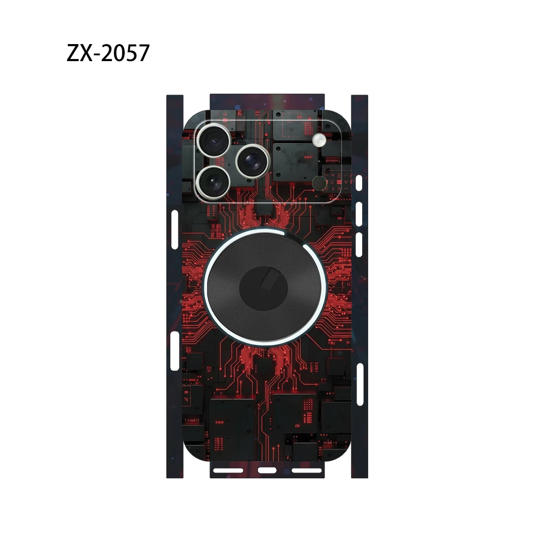 OscarSkinZ Wrap Skin For iPhone 17Air 16 Pro Max Sticker 15 14 Plus Back Film Protective Decal Side Frame Back Protector
