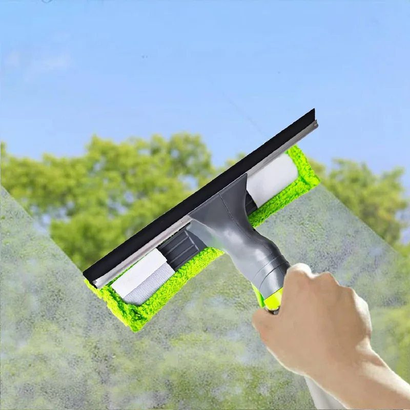 

1Pcs Window Wiper with Spray Function, Window Cleaning with Sprayer, Window Cleaner, Removable Microfibre Window Cleaning Pad