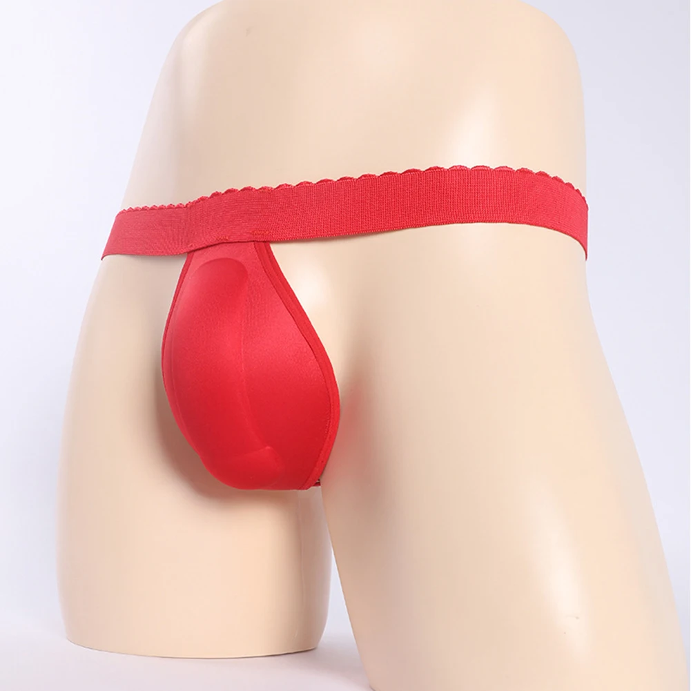 2025 Men Erotic Sexy Soft Sleep Femboy Pouch Mens Sexy Underwear Exposed Butt Underpants Summer Men's Panties Thong G-String