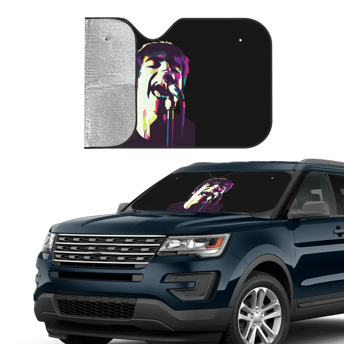 

Liam Gallagher Sunshade Windscreen Car Front Windshield Window Sun Visor Accessories Covers