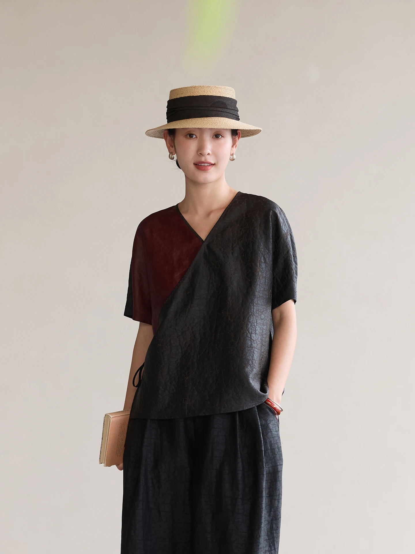 

Оригинальный шелковый топ с черепаховым узором Power Silk a Cloud Cloth, топ с дзен-воротником, женский модный традиционный китайский топ Sle irt